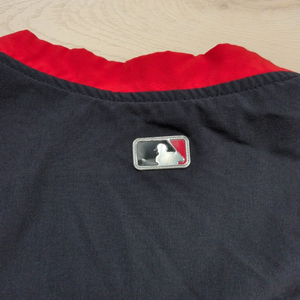 Nike Cleveland Indians Guardians Authentic Collection Hot Pullover Jacket Mens L